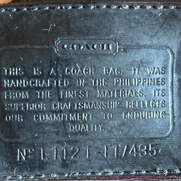 Coach Black/Gray Monogram Sling Crossbody Shoulder Bag Authentic Good Condition - Picture 10 of 10